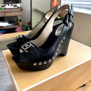 COPY - NWT MK slingback wedges